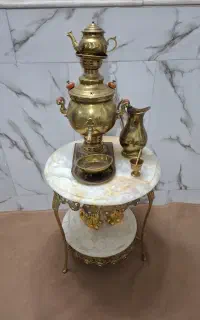 سماور برنجی 4 لیتری نونو