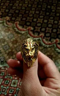 انگشتر شیر طلائی