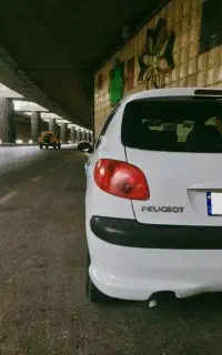 پژو 206 مدل 96 فابریک بدون رنگ