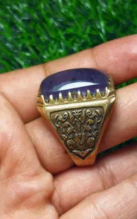 انگشتر عقیق سوسنی