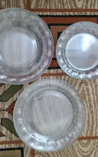 ست غذاخوری 6 نفره کریستال انگشتی یا شصتی (عینکی)