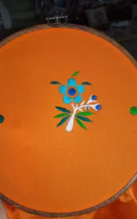 گلدوزی لباس اطلس و مشمر