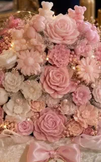 باکس گل شمعی لاکچری