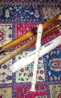 فلوت ریکوردر، فلوت لاکوتا چوب گردو و بامبو