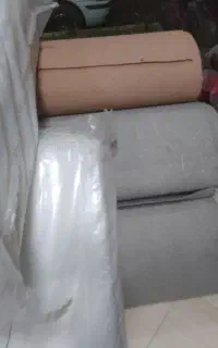 موکت نمدی تافتینگ  در دو رنگ  طوسی شکلات