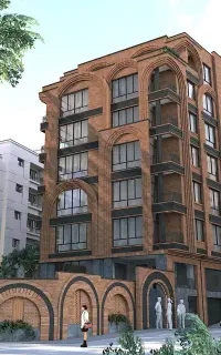 شاستی کشی رابیس کاری نمای ساختمان