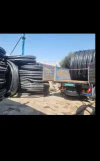 ۳۰۰متر لوله ۶۳ پلی اتیلن همرا با رابط تیپ