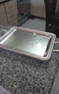 سینی پذیرایی جنس برنجی، کاملاً سالم