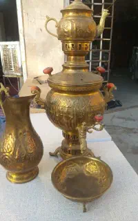 سماور زغالی کلکسیونی سالم