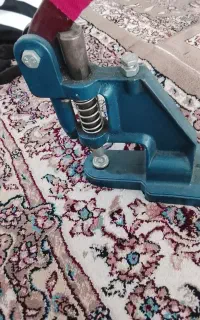 دستگاه دکمه زن دستی وقیچی سایزبزرگ