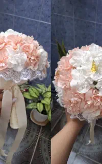 دسته گل عروس