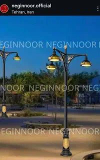 پایه چراغهای معابر بلواری خیابانی روشنایی خیابانی