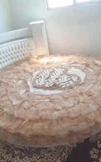 تخت خواب دونفره گرد