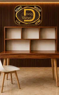 میز تحریر میزتحریر ساده و کتابخانه‌ دار کد 505