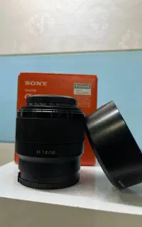لنز ۵۰سونی F1.8 آنباکسی
