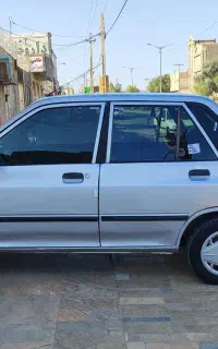 پراید مدل 85بی رنگ شاسی پلم پلاک شهرستان