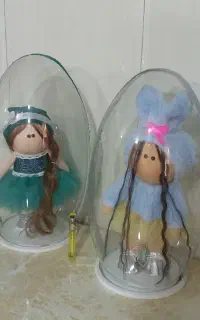 عروسک روسی داخل باکس شیشه ای دکوری کادو هدیه