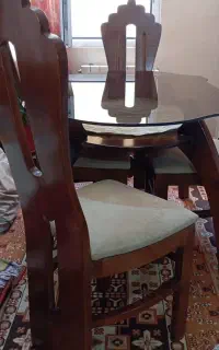 میز نهار خوری  چوب