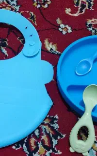 سرویس غذاخوری سیلیکونی کودک به روش مستقل (BLW)