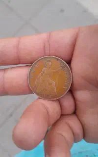 سکه قدیمی نزدیک 100 سال عتیقه