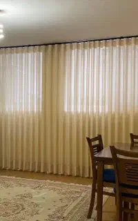 پرده 5 متری کاملا نو با چوب پرده مینیمال
