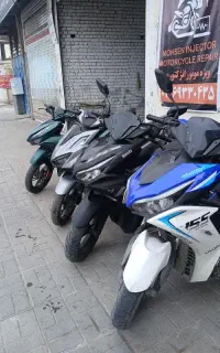 تعمیر انواع موتور سیکلت انژکتور و تامین قطعات