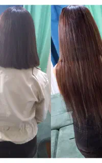 اکستنشن موی طبیعی و الیاف