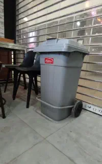سطل زباله بزرگ پدالی نو جنس محکم
