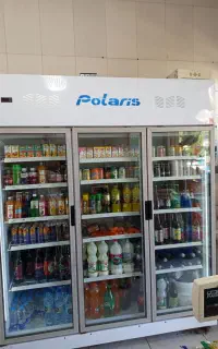 یخچال ایستاده و فریزری برای سوپرمارکت