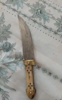 خجنرجوهری قدیمی هکاکی شده