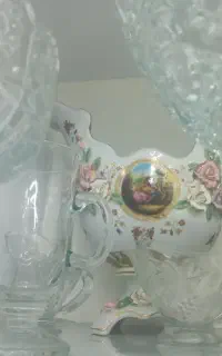 کشکول گل برجسته اصل