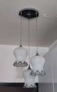 لوستر سه حبابه