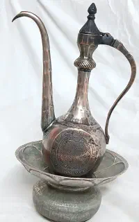 افتابه لگن یزدی عتیقه
