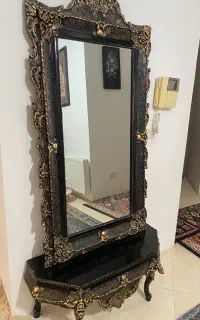 جا کفشی ایستاده و آینه قدی