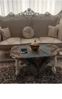 مبلمان سلطنتی ۹ نفره چوب گردو
