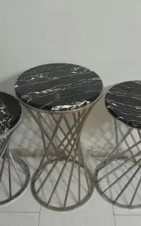 سه عدد جلو مبلی سالم وتمیز