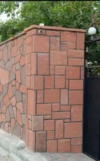 سفت کاری، سنگ مالون و لاشه و معماری  آبنما و آبشار