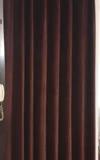 پرده مخمل و تور کتیبه