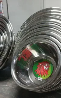 آبکش استیل ، لگن استیل ، آبکش و لگن