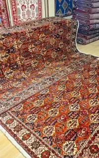 جفت قالی ۶متری خشتی بختیاری