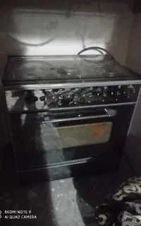 گاز 5شعله صفحه استیل