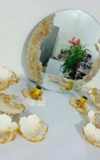 هفت سین و ظروف پذیرایی رزینی