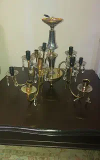 لوستر طلایی و نقره ای
