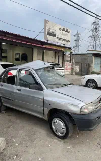 پراید مدل ۸۸ دوگانه شرکت تصادفی