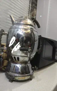 سماور و قوری استیل گازی