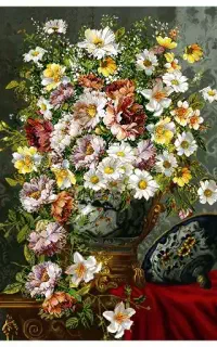 تابلو فرش گل بوی بهار