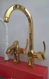 شیرآلات طلایی برند گلپایگان