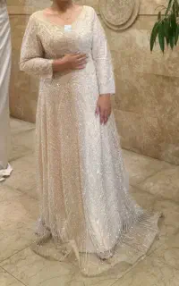 لباس مجلسی زنانه تمام سنگ مناسب نامزدی