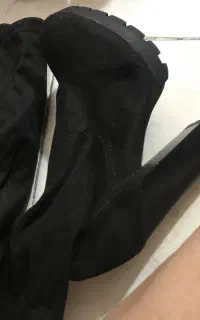 بوت بلند مخمل جیر