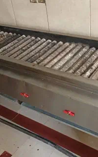 منقل کباب پز و تابلو روان